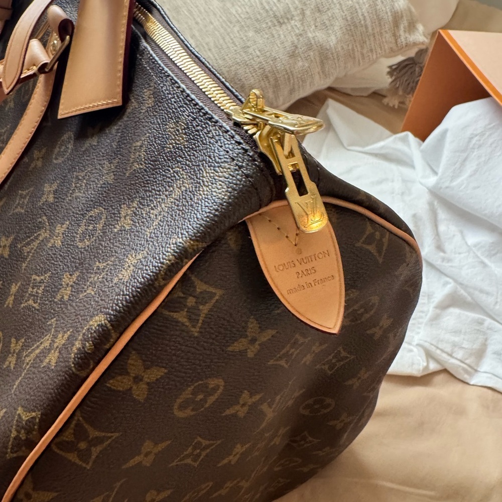 Louis Vuitton Brown Monogram Handbag - Picture 6 of 8